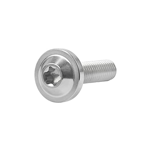 Tornillo de titanio M5x20mm de cabeza botón Torx para moto 5