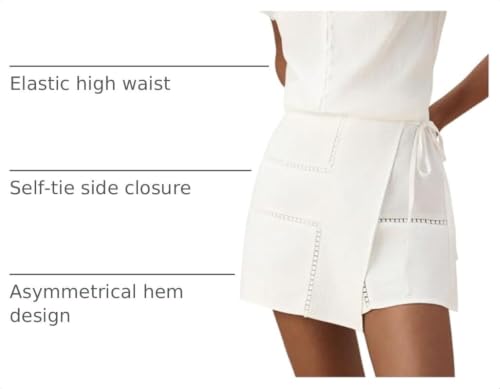 Image of SweatyRocks Women's Boho Mini Skirts Floral Shorts Tie Side Wrap Skorts