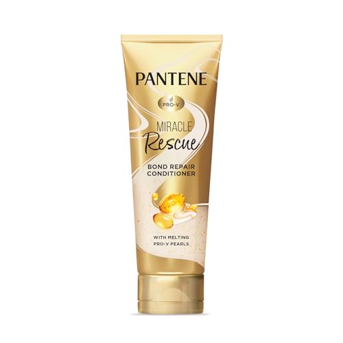 Pantene Bond Repair Conditioner for all 180 millilitre, with 5000 Melting Pro-Vitamin B5 Pearls, Reverses up to 3 years of hair damage, Helps rebuild broken hair bonds at molecular level