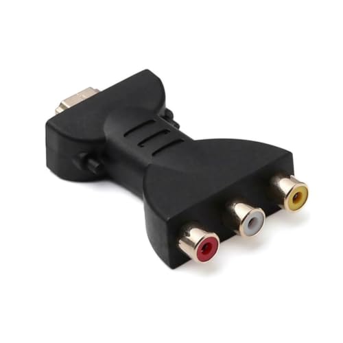 Adaptador RCA a HDMI convertidor AV a HDMI 1080P para conectar consolas antiguas a pantallas HDTV