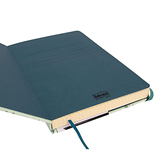 Idena Sparkle Mint 12251 Notebook, Squared, 14 x 20 cm, 192 Pages, 100 g/m², with Document Pocket - Image 4
