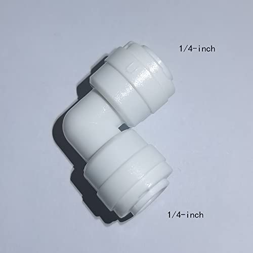 Yzm 10 Pcs 1/4" Quick Connect Push In To Connect Water Purifiers Tube Fittings For Ro Water Reverse Osmosis System+10 Meters（32 Feet） Tubing Hose Pipe #TOP3