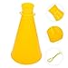 HANABASS Cheer Megaphone for Sports Events Lightweight Portable Plastic Horn for Parties Festivals Football Games Atmosphere Prop for Cheerleading and Celebrations