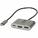 Produktbild StarTech.com USB-C Multiport Adapter, USB-C auf HDMI 4K Anschluss, 100W PD, USB 3.0 Hub 5Gbit/s (1xTyp-C/ 1xA), USB-C zu HDMI Dock/Reiseadapter mit Stromversorgung, Laptop Dockingstation (CDP2HDUACP2)