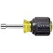 Klein Tools 610-1/4M 1/4-Inch Magnetic Nut Driver with 1-1/2-Inch Hollow Shaft and Cushion Grip Handle
