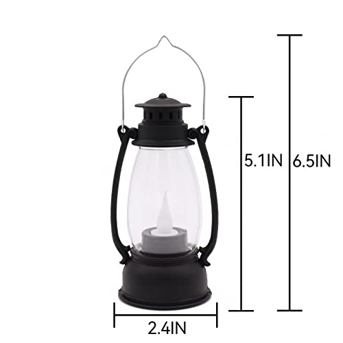 Reperla Mini Lanterns 6-Pcs Led Small Lanterns Indoor Lanterns Decorative Outdoor Hanging Lantern Decorative Candle Lanterns Farmhouse Decor For Weddings Birthday Party Halloween Christmas Decorative #TOP1
