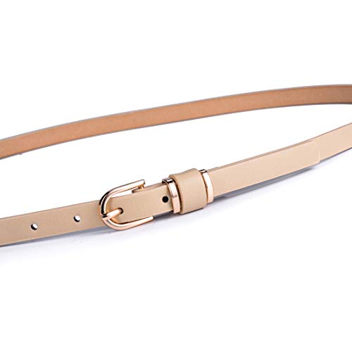 Set of Women’s Skinny Leather Belt Solid Color Waist or Hips Ornament 10 Sizes …4