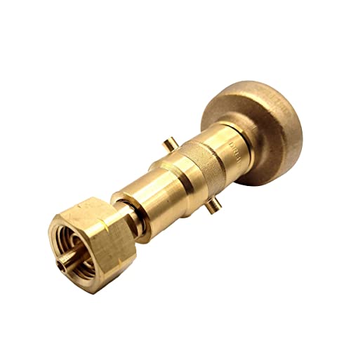 Adaptateur de recharge GPL LPG pour bouteille de gaz avec baïonnette M22 à remplir en France, Italie, Europe de l'Est, Royaume-Uni