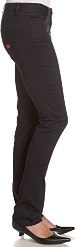 Dickies Girl Junior's Classic 5 Pocket Skinny Pant, Navy, 1 #TOP1