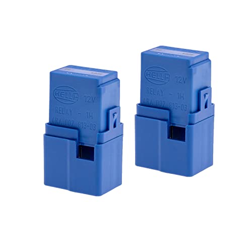 ECSiNG 2 Piezas Relés de Interruptor de Encendido de Coche de 12 V 252309F920 4RA007813-03 Relé de Motor de Ventilador Compatible con ALMERA Juke MICRA NAVARA Nota Pathfinder Qashqai