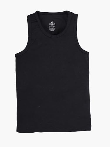 Image of KiddoPanti Boys 100% Cotton Rib Vest Pack of 3