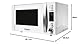 Candy cmxw22dw nur Mikrowelle Arbeitsfläche 22L 800 W silber