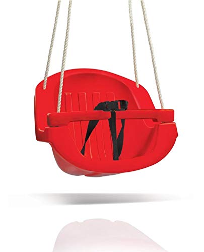 OK Play Red Plastic Modern Swing