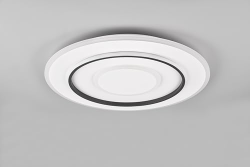 Plafoniera Led, Metallo, Bianco Opaco, 60X6X60 Cm, Jora - 8