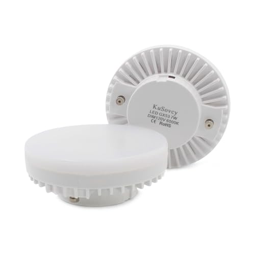 KuSovcy Gx53 LEDdA7W ]̃nQp GX53 6000K fCCg X|bgCg ߍݎƖ LrlbgAWAV[P[XAVbvV[[AV䃉vA2pbN