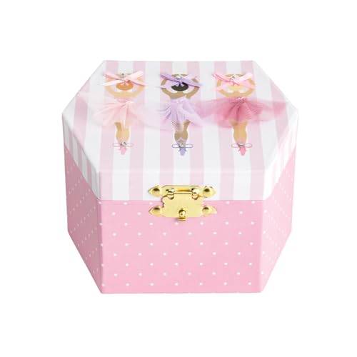 Mud Pie Kids Three Ballerinas Jewelry Box  