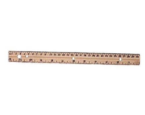 OfficeMax Wood Ruler with Metal Edge : Amazon.in: Office Products