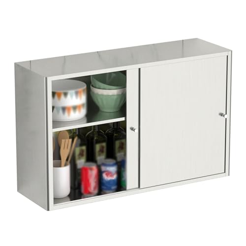 Armoire murale en acier inoxydable pour rangement de bureau et entrepôt