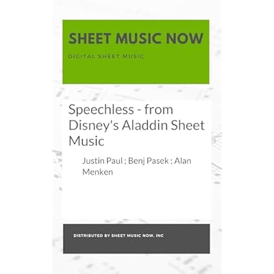 Speechless - from Disney's Aladdin Sheet Music