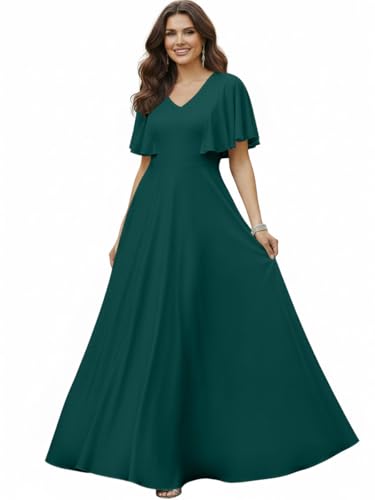 Image of KOH KOH Womens Long Elegant Bridesmaid Evening Cocktail Modest Maxi Dress
