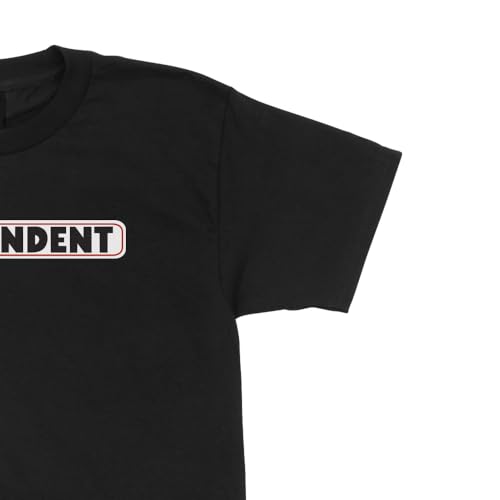 INDEPENDENT Truck Company Bar Logo S/S Midweight T-Shirt Black Sm Youth4