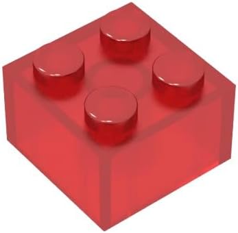 Gobricks GDS-540 Brick 2 x 2 50 piezas compatibles con piezas de bricolaje Lego 3003 y componentes MOC para las principales marcas de ladrillo Color