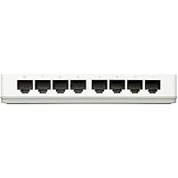 D-Link GO-SW-8E Ethernet Easy Desktop Switch (8 Ports mit 10/100 Mbit/s, automatische MDI/MDIX-Erkennung) weiß – Ansicht 3