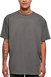 Urban Classics Herren Oversized Distressed Tee T-Shirt, Charcoal, XL