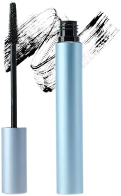QCQX Waterproof Mascara, Volumizing Lengthening Curling Defining Long-Lasting Mascara Makeup, Buildable Formula for Clump-Free Multiplied Lashes,1 Count(Black)
