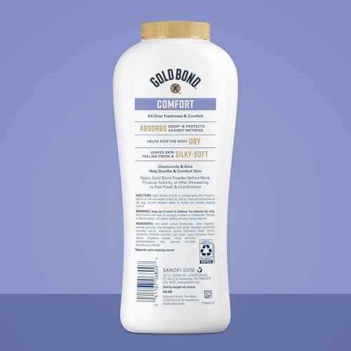 Gold Bond Comfort Body Powder, Talc-Free, Fresh Clean Scent, 10 oz Detail