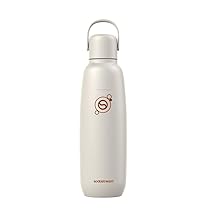SodaStream Fizz & Go – Borraccia Sabbia per bevande frizzanti in acciaio con doppia parete isolante da 0,9 l,mantiene le bevande calde o fredde per 12 ore, compatibile con macchine per acqua frizzante