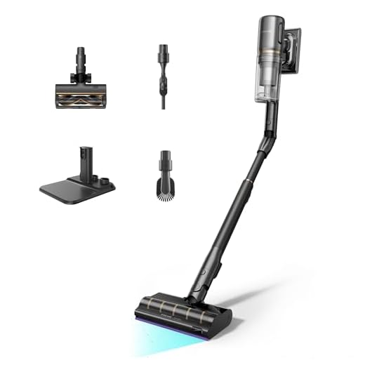 DREAME V20 Pro-A Aspirapolvere Senza Fili, 0 mm dai Bordi, Anti-groviglio, Pulizia Pavimenti duri e Tappeti e Moquette, Aspirazione 24,000PA/210 AW, Autonomia Massima 90 min, Filtrazione 99,99%