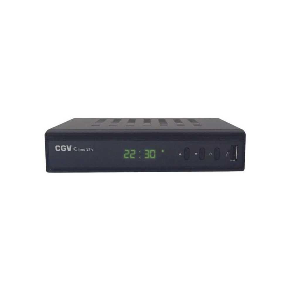 CGV etimo 2T-C Recepteur/enregisteur TNT HD Double Tuner NOIR | Réception des chaînes étrangères et locale de la TNT