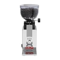LELIT Fred Kaffeemühle - 38 mm Kegelmahlwerk - Dosierungsregelung - Polierter Edelstahl - PL043MMIUK Prima – Ansicht 1