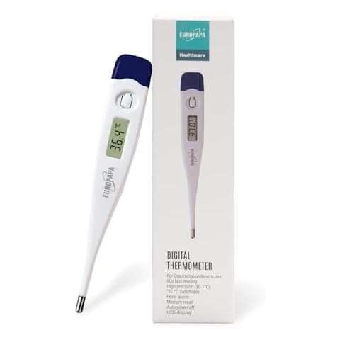 EUROPAPA Digital Thermometer for All Ages Cover
