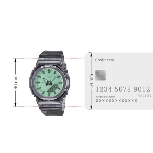 Image of Casio G-Shock Women GMA-P2100SR-1ADR Analog-Digital Green Watch Women (G1822)
