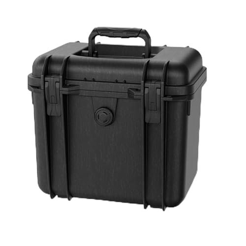 Reflex Camera Hard Waterproof Top Loader IP67 Storage/Carry Case for Cameras, Lenses, Tools & Drones, Custom fit Foam & Security Lockable. 11.3" x 8.7" x 10.4" Dust & Impact Resistant
