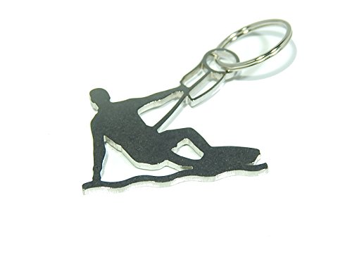 DisagrEE Schlüsselanhänger Kite Surfing - hochwertiger Edelstahl