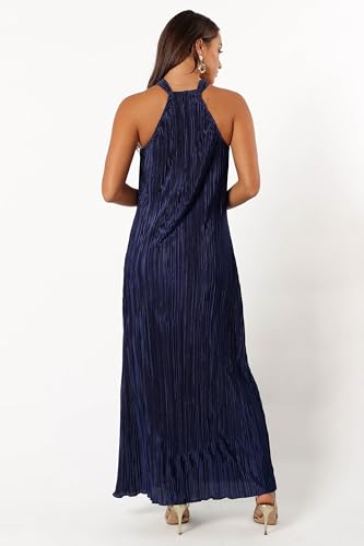 Image of Petal & Pup Women's Melody Plisse Halter Maxi Dress