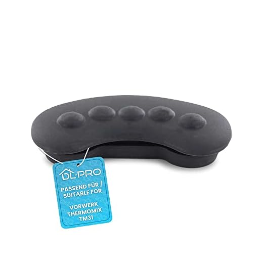 DL-pro Junta para módulo de contacto para Vorwerk Thermomix TM31 TM 31 tapa de sellado de goma cubierta de módulo de contacto para robot de cocina