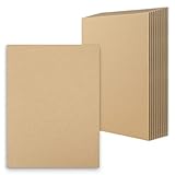 Golden State Art, 10 pack 9x12 Corrugated Cardboard Sheets Cardboard Inserts Flat Cardboard Layer Pads for Packing, Mailing or Art Crafts (1/8