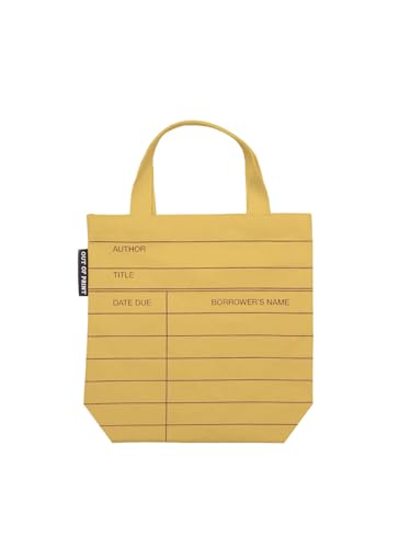 Bolso tote mini amarillo con bolsillo interior miniatura 1