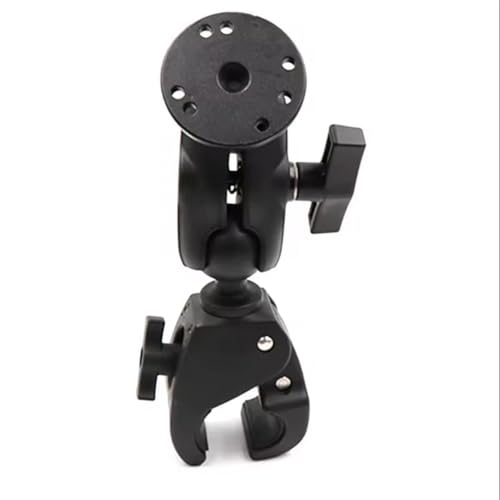 Strg Aluminum 1.5' Ball Fish Finder Mount with Big Tough-Claw Clamp, C Size Universal Fishfinder Mount Marine Electronics Mount, Compatible with RAM Mount, Hummingbird, Garmin, Lowrance and More