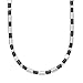 s.Oliver Collana Collana, 45 cm, Nero, Viene Fornito in Una Confezione Regalo di Gioielli, 9066360