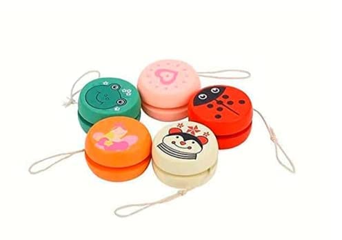GrabSmart Speed Wooden YoYo Spinner Toy for Kids Multicolor (Multicolor Pack of 2) (B09SLPR1JF) Amazon Price History, Amazon Price Tracker