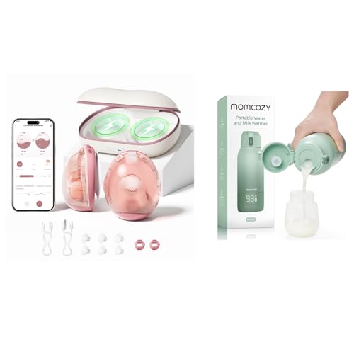 AIR1 Sacaleches con App + 500 ml Calienta Biberones Portatil