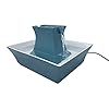 PetSafe-Cat-and-Dog-Water-Fountain-Automatic-Water-Dispenser-Drinkwell-Pagoda-Ceramic-Fountain-for-Pets-Filter-Included-Blue-70-oz-ModelPWW00-14898 Ceramic Fountain for Pets