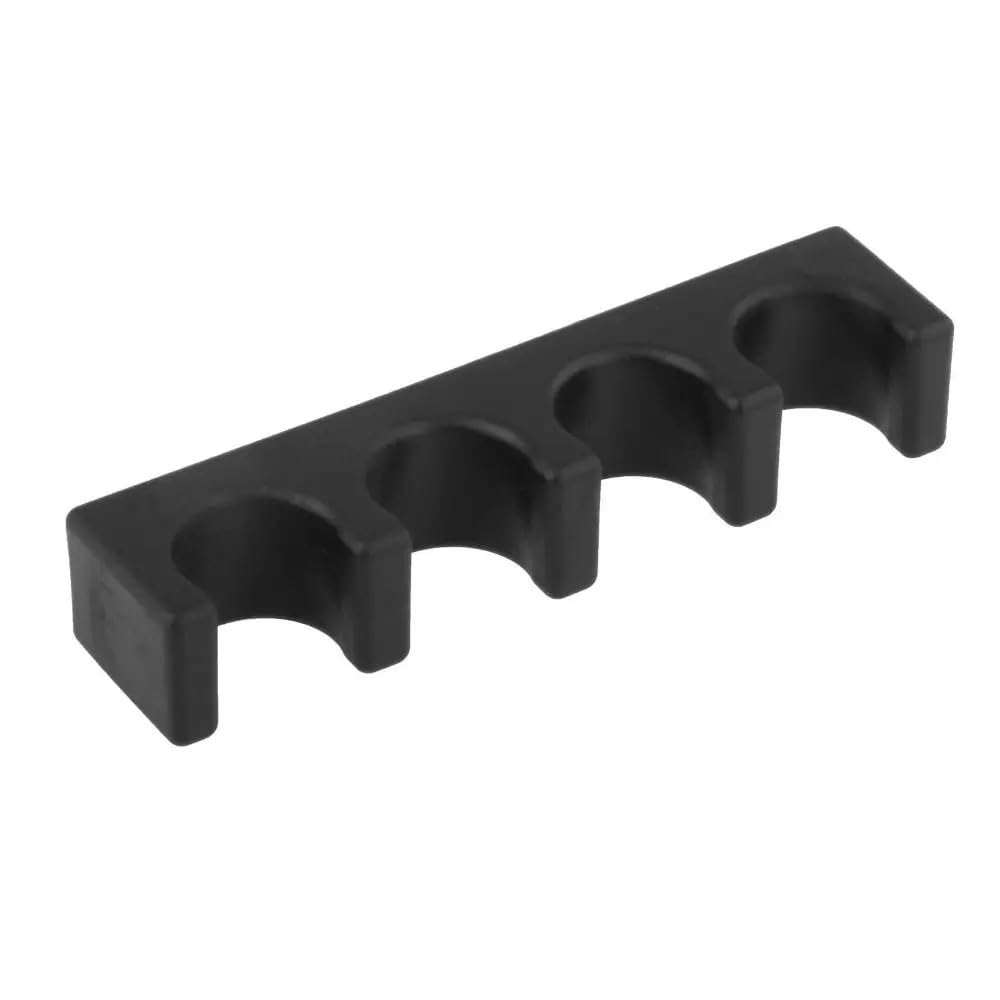 IRFHDCX Pool Cue Holder Billiards Pool Stick Holder Cue Rack Wear-resistant 4 Holes Stable Strong Accessories