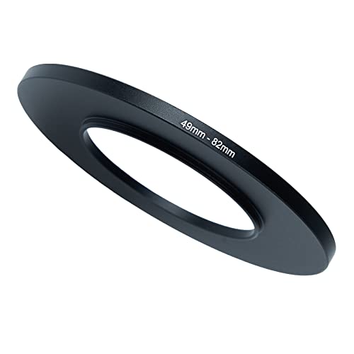 Image of 49mm to 82mm Step-Up Ring Filter Adapter for All Brands UV ND CPL Metal Ring Step-Up Rings Adapter Filter (49mm-82mm)