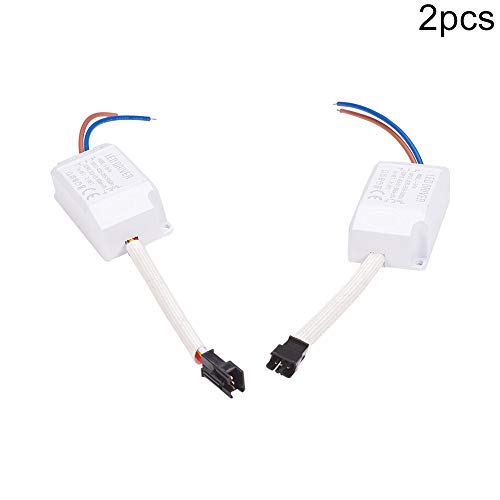 Image of Othmro LED Driver 2pcs 3W Power Supply Transformer Adapter 85-265V DC Low Voltage Output for LED Light,Computer Project,Outdoor Light